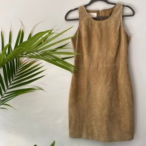Vintage Suede Dress
